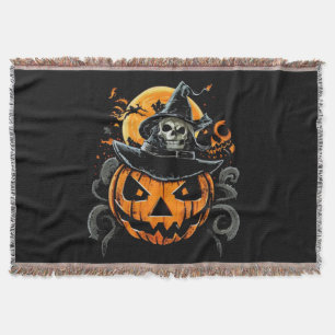 Halloween/pumpkin/autumn/fall throw blanket