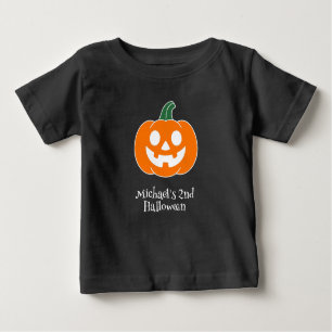 Halloween Pumpkin Baby Boy Baby T-Shirt