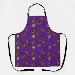 Halloween/pumpkin/bat apron