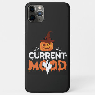 Halloween Pumpkin Bat Current Mood Horror Case-Mate iPhone Case