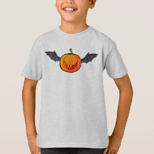 Halloween pumpkin bat T-Shirt