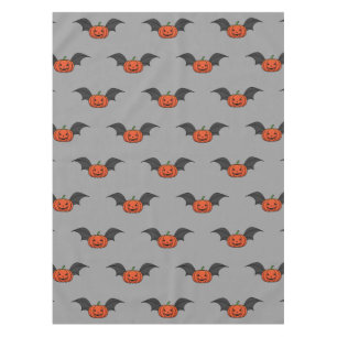 Halloween Pumpkin Bat Tablecloth