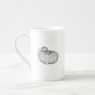 Halloween Pumpkin - “Boo!” Porcelain Mug