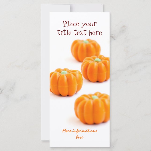 Halloween pumpkin candy (Front)