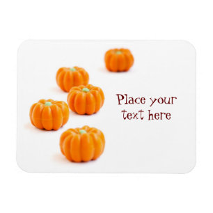 Halloween pumpkin candy magnet
