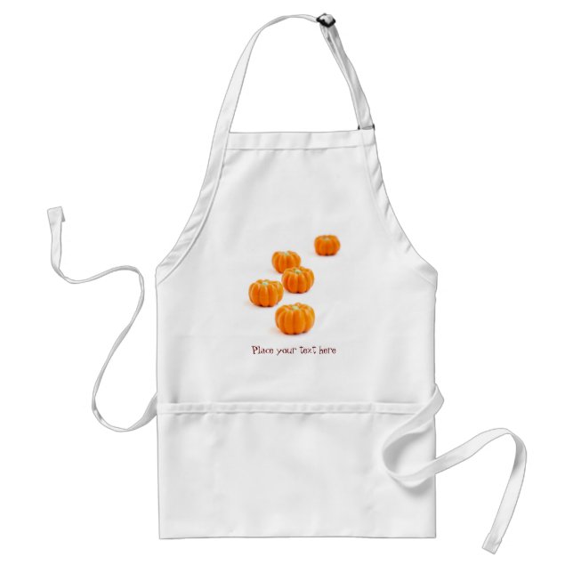Halloween pumpkin candy standard apron (Front)