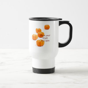 Halloween pumpkin candy travel mug