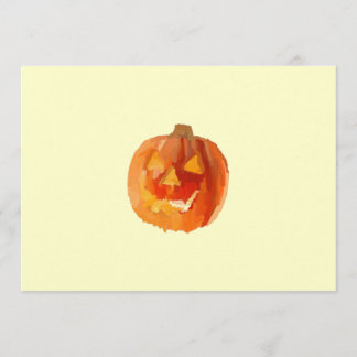 Halloween Pumpkin Card