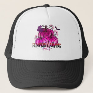 Halloween Pumpkin carving Party Trucker Hat