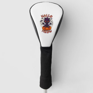 Halloween Pumpkin Catoween Golf Head Cover