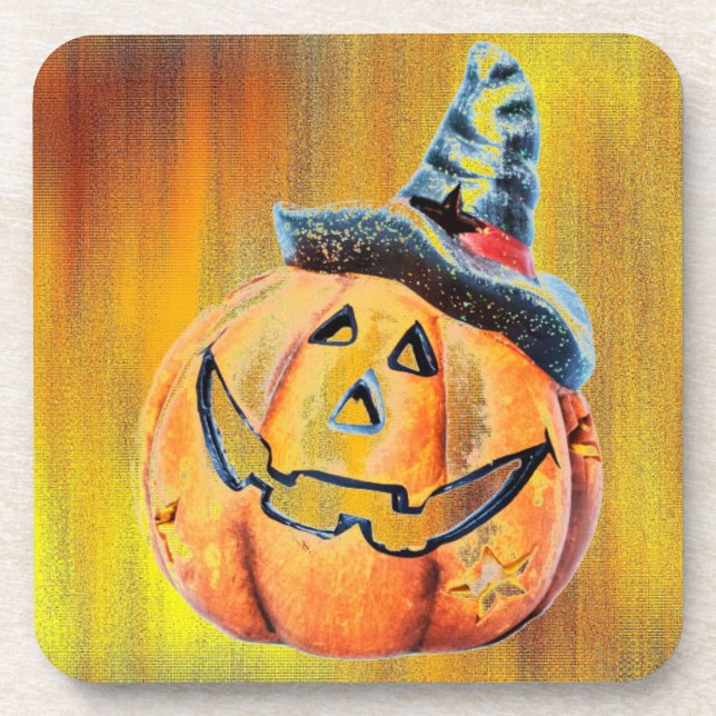 Halloween Pumpkin Coaster (Front)