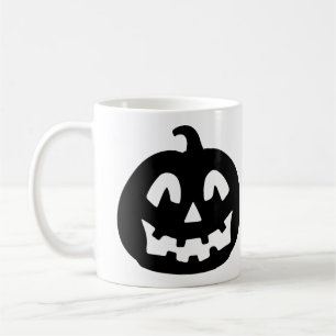 Halloween Pumpkin Coffee Mug Spooky Fall Jack-O'