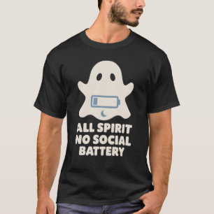 Halloween Pumpkin Crescent Moon Illustration T-Shirt