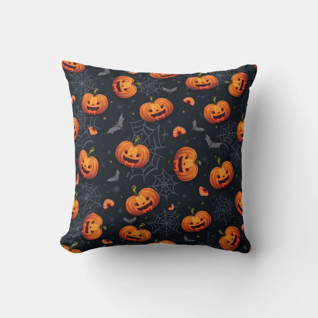 Halloween Pumpkin Cushion (Front)
