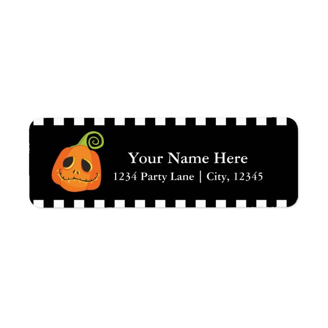 Halloween Pumpkin Cute Whimsical Invitation (Front)
