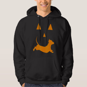 Halloween Pumpkin Dachshund Jack O Lantern Costum Hoodie