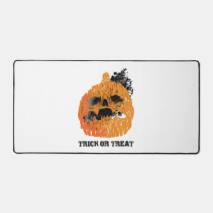 Halloween pumpkin desk mat