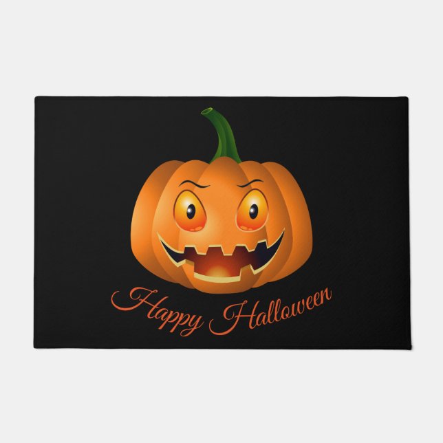 Halloween Pumpkin Doormat (Front)