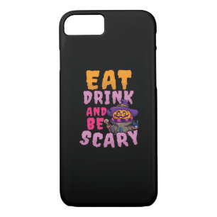 Halloween Pumpkin Eat Drink Be Scary Case-Mate iPhone Case