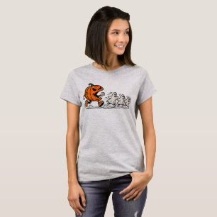 Halloween Pumpkin Eat Ghost Shirt, Funny Halloween T-Shirt