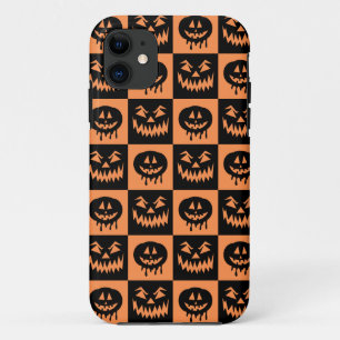 Halloween Pumpkin Face Ghost Spooky Pattern Case-Mate iPhone Case