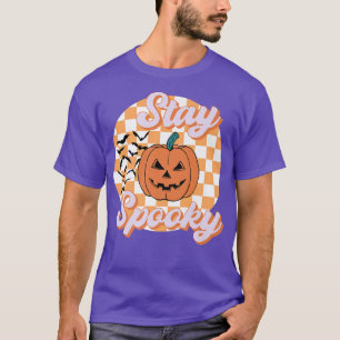 Halloween Pumpkin Face Stay Spooky Funny Halloween T-Shirt