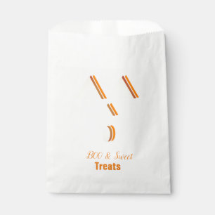Halloween Pumpkin Face Treats Favour Bags