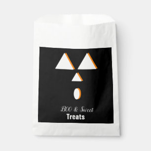 Halloween Pumpkin Face Treats Favour Bags