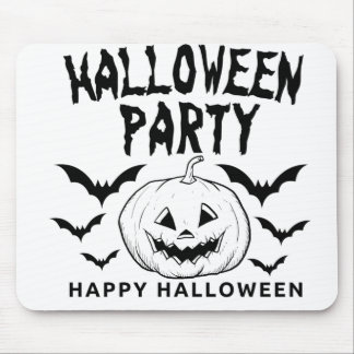Halloween Pumpkin Face | Trick or Treat Style Mouse Pad