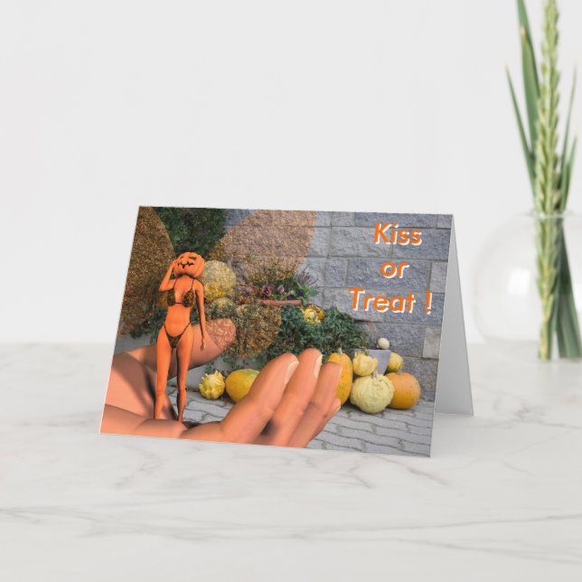 Halloween Pumpkin Fairy Card (Front)