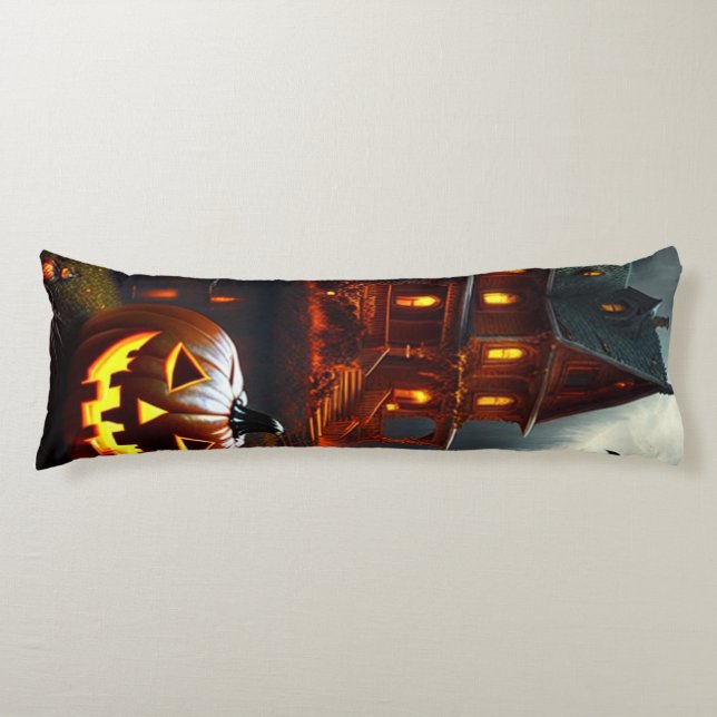 Halloween/Pumpkin/Fall Body Cushion (Front)