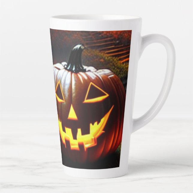 Halloween/Pumpkin/Fall  Latte Mug (Right)