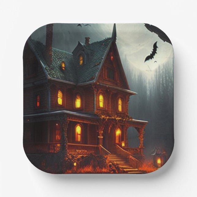 Halloween/Pumpkin/Fall  Paper Plate (Front)