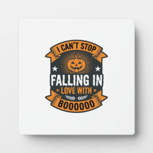 Halloween Pumpkin Falling In Love Vintage Shirt De Plaque