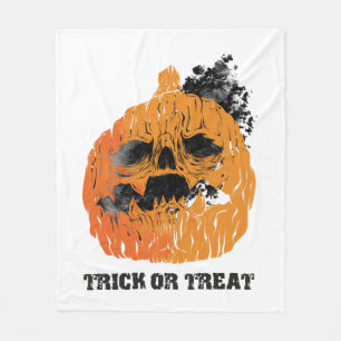 Halloween  pumpkin fleece blanket