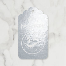 Halloween Pumpkin Foil Gift Tags