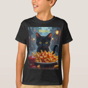 Halloween pumpkin fries with catchup T-Shirt