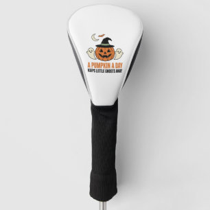 Halloween Pumpkin Funny Ghost Vintage Quote_1 Golf Head Cover