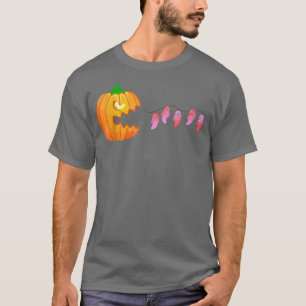 Halloween Pumpkin Funny Ghosts Boys Kids Women Men T-Shirt