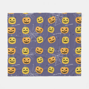 Halloween Pumpkin - Funny Pattern Fleece Blanket