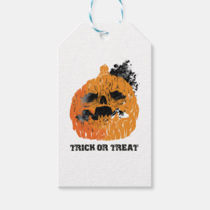 Halloween  pumpkin gift tags