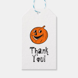 Halloween Pumpkin Gift Tags