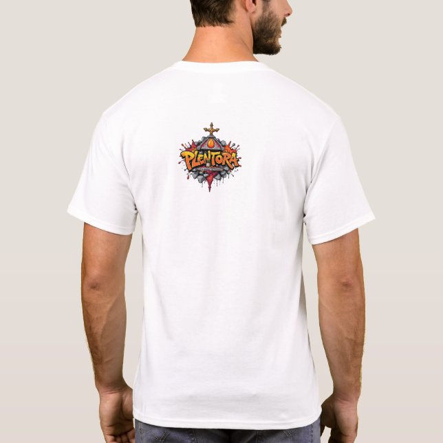 halloween pumpkin graffiti art cool T-Shirt (Back)