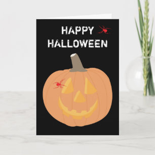 Halloween Pumpkin Greeting Card