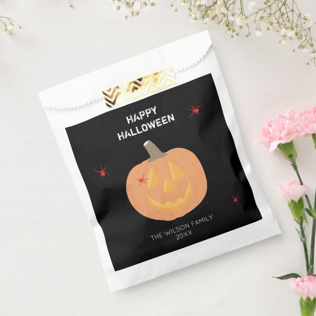 Halloween Pumpkin Halloween Family Party Favour Bags (Sealed)