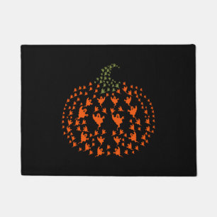 Halloween Pumpkin Halloween Ghost Pumpkin Doormat