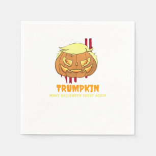 Halloween Pumpkin, Halloween-Trumpkin  Napkin