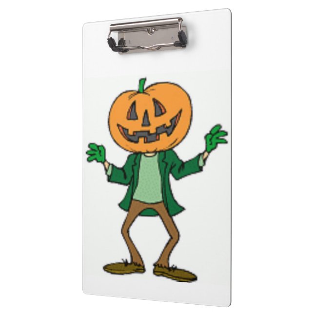 HALLOWEEN PUMPKIN HEAD CLIPBOARD (Left)