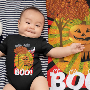 HALLOWEEN PUMPKIN HEADS Boy's T-shirt Baby Bodysuit