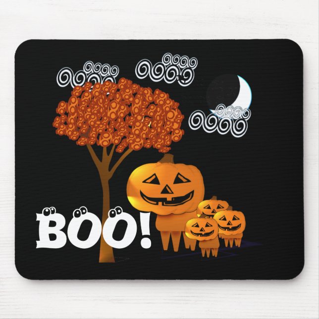 Halloween Pumpkin Heads - Mouse Pad (Front)